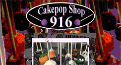 Desktop Screenshot of cakepopshop916.com
